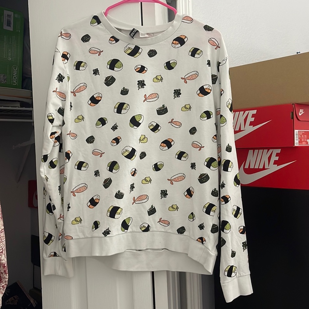 H&M sushi sweater